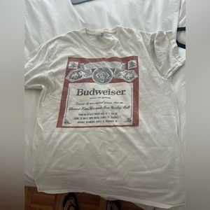 COPY - Junk food Budweiser t shirt